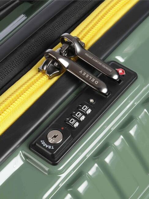 REMPART Erweiterbarer Handgep&auml;cktrolley blaugr&uuml;n - Handgep&auml;ck