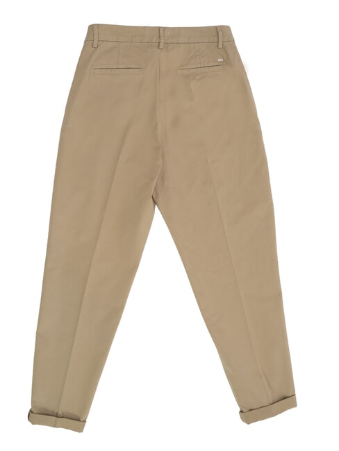 TH Stretch-Baumwollhose Beige - Damenhosen