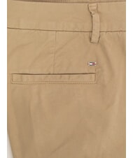 TOMMY HILFIGER TH Stretch-Baumwollhose Beige - Damenhosen - 4