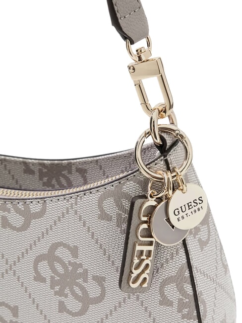 NOELLE 2 Schultertasche mit 4G-Logoprint Logo in dunklem Taupe - Damentaschen