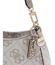 GUESS NOELLE 2 Schultertasche mit 4G-Logoprint Logo in dunklem Taupe - Damentaschen - 3