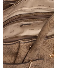 GUESS YESBA LOGO Handtasche mit Schulterriemen MILCH-LOGO - Damentaschen - 5