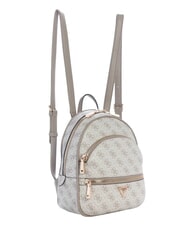 GUESS MANHATTAN 2 Kleiner Rucksack mit 4G-Pfingstrosen-Logo Logo in dunklem Taupe - Damentaschen - 2