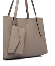 GUESS BRENTON Umhängetasche dunkles Taupe - Damentaschen - 4