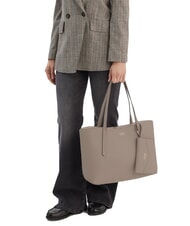 GUESS BRENTON Umhängetasche dunkles Taupe - Damentaschen - 6