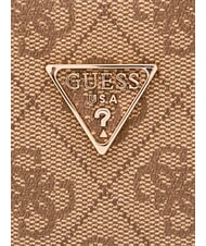 GUESS NOELLE 2 Schultertasche, Umhängetasche Latte-Logo / braun - Damentaschen - 3