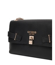 GUESS YESBA Schultertasche mit Überschlag, Umhängetasche SCHWARZ - Damentaschen - 3