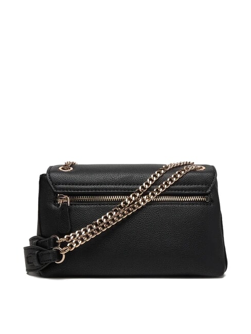 YESBA Schultertasche mit Überschlag, Umhängetasche SCHWARZ - Damentaschen