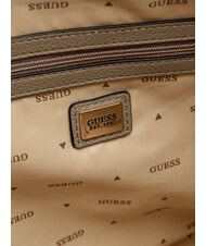 GUESS MERIDIAN 2 Schulter-Einkaufstasche dunkles Taupe - Damentaschen - 7
