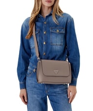 GUESS MERIDIAN 2  Umhängetasche dunkles Taupe - Damentaschen - 4