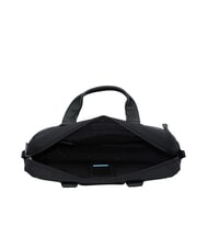 PIQUADRO TRAKAI Aktentasche aus Leder und Stoff für 14-Zoll-Laptops Schwarz - Arbeitstaschen - 5