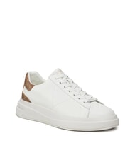 GUESS ELBA  Turnschuhe wei&szlig; beige braun - Herrenschuhe - 3