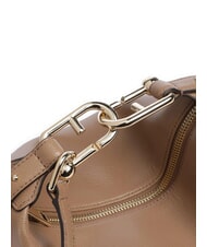 FURLA TONIE Kleine Ledertasche mit Schulterriemen Toffee - Damentaschen - 3