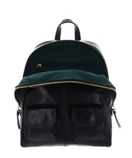 THE BRIDGE FLORA Lederrucksack mit Vordertaschen Schwarzes Gold - Damentaschen - 4