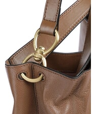THE BRIDGE ELISABETTA Ledertasche mit Schultergurt Auster Abb. Gold - Damentaschen - 3