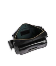 THE BRIDGE FLORA Umh&auml;ngetasche aus Leder mit Tasche Schwarzes Gold - Damentaschen - 4