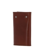 THE BRIDGE GIACOMO Schl&uuml;sseletui aus Leder Braun / Ruthenium - Schl&uuml;sselanh&auml;nger und Schl&uuml;sseletuis - 4