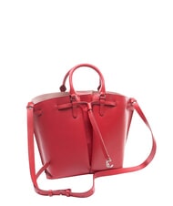 COCCINELLE FLORES Mittelgro&szlig;e Tote Bag aus geh&auml;mmertem Leder Sangria - Damentaschen - 2