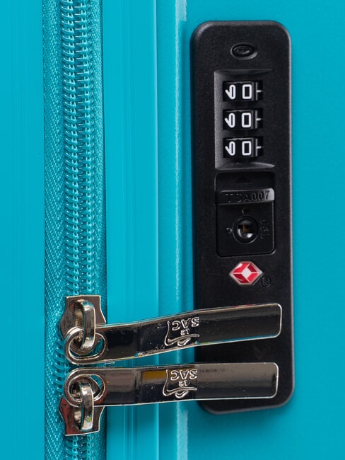 SLIDE Großer, erweiterbarer Trolley Minze - Harte Trolleys