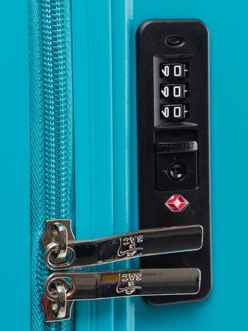 SLIDE Kabinenset + Medium und Large erweiterbar, extrem widerstandsfähig Minze - Harte Trolleys