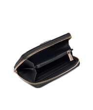 GUESS LAUREL 2 Mittelgro&szlig;e Geldb&ouml;rse mit Saffiano-Muster SCHWARZ - Brieftaschen Damen - 2