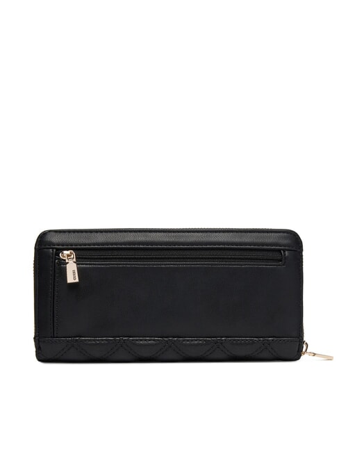 GIULLY 2 Gro&szlig;e, gesteppte Geldb&ouml;rse mit Rei&szlig;verschluss SCHWARZ - Brieftaschen Damen