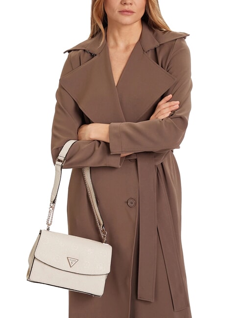 CRESIDIA II Umh&auml;ngetasche mit &Uuml;berschlag Off-White-Logo - Damentaschen