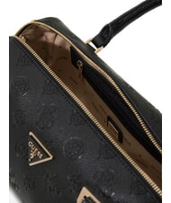 GUESS CRESIDIA 2 Schultertasche mit Schultergurt schwarzes Logo - Damentaschen - 5