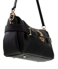 GUESS YESBA Kleine Schultertasche mit Anh&auml;nger SCHWARZ - Damentaschen - 4