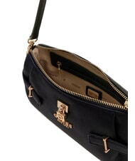 GUESS YESBA Kleine Schultertasche mit Anh&auml;nger SCHWARZ - Damentaschen - 5