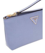 GUESS LAUREL 2 Saffiano-Clutch mit Manschette graublau - Damentaschen - 3