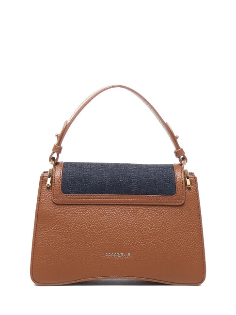 C-ME DENIM Umhängetasche Blau/Cognac - Damentaschen