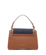 COCCINELLE C-ME DENIM Umhängetasche Blau/Cognac - Damentaschen - 4