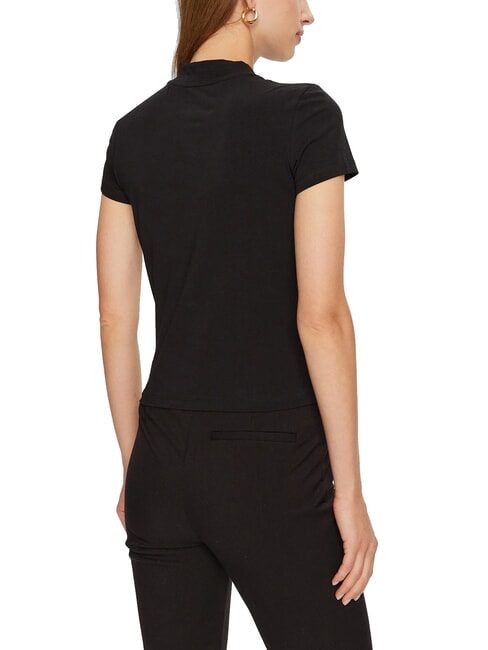 MOCK NECK ALL OVER 4G Schmal geschnittenes T-Shirt mit Strasssteinen jetbla - T-Shirts und Tops für Damen