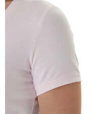 GUESS MINI TRIANGLE T-Shirt mit V-Ausschnitt Zartrosa - T-Shirts und Tops f&uuml;r Damen - 4