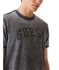 GUESS MARINE LOGO Kurz&auml;rmeliges T-Shirt mit Used-Look jetbla - Herren-T-Shirts - 3