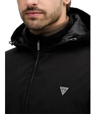 GUESS KNITTED Jacke mit Kapuze jetbla - Herrenjacken - 3