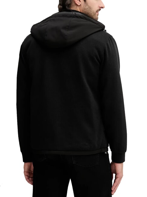 KNITTED Jacke mit Kapuze jetbla - Herrenjacken