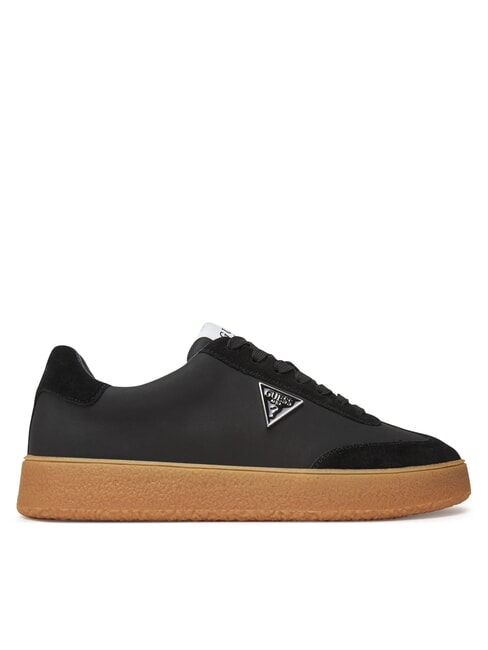 WIMAN Ledersneakers SCHWARZ - Herrenschuhe