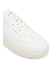 GUESS PLAZA Ledersneakers Wei&szlig; - Herrenschuhe - 3