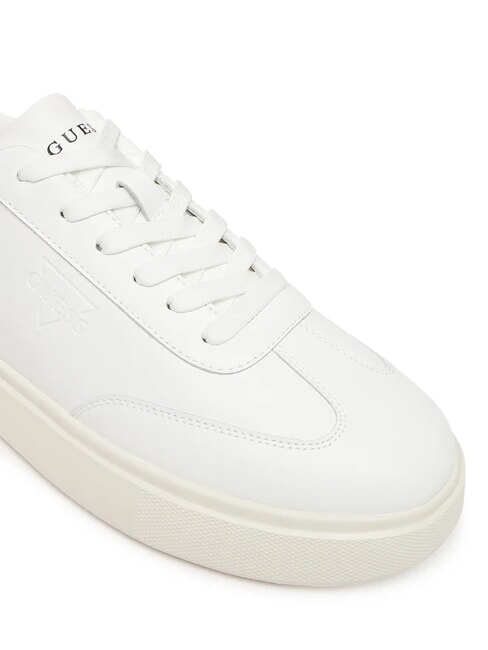 PLAZA Ledersneakers Wei&szlig; - Herrenschuhe