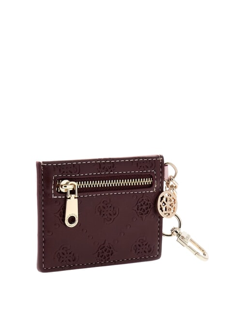 4G LOGO Kartenhalter / Schl&uuml;sselanh&auml;nger Wein - Schl&uuml;sselanh&auml;nger und Schl&uuml;sseletuis