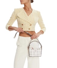 GUESS MAYLEE Mini-Handtasche mit Schulterriemen NICHT-GERADE WEISS - Damentaschen - 4