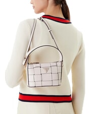 GUESS MAYLEE Mini-Handtasche mit Schulterriemen NICHT-GERADE WEISS - Damentaschen - 5