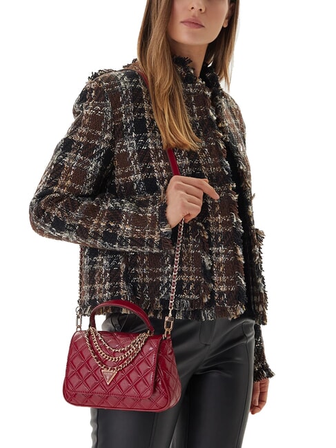 GIULLY Handtasche mit Schulterriemen ROT - Damentaschen