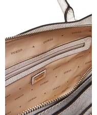 GUESS KATYA Handtasche mit Schulterriemen weißes Logo - Damentaschen - 4