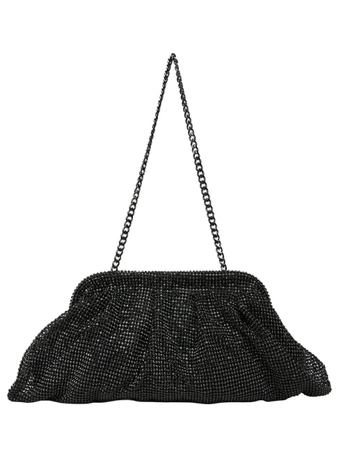 ZALINA Gro&szlig;e Clutch-Tasche SCHWARZ - Damentaschen