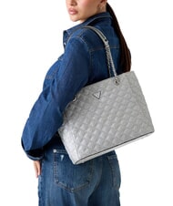 GUESS GIULLY Einkaufstasche SILBER - Damentaschen - 4