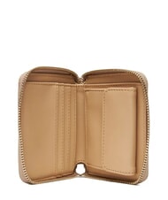 GUESS PHOEBE Kleine Geldb&ouml;rse mit Rei&szlig;verschluss einfach taupefarbenes Logo - Brieftaschen Damen - 2