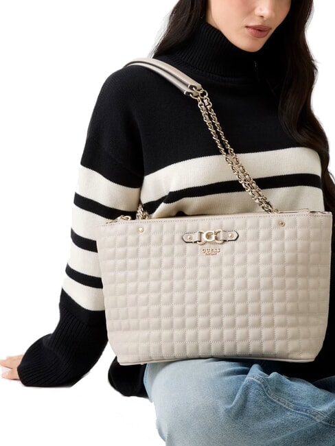 NADIRA Schulter-Eink&auml;ufer helltaupe - Damentaschen